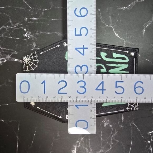 🎃 Gothic Coffin-shaped Women's Wallet (NWOT) - Picture 3 of 4